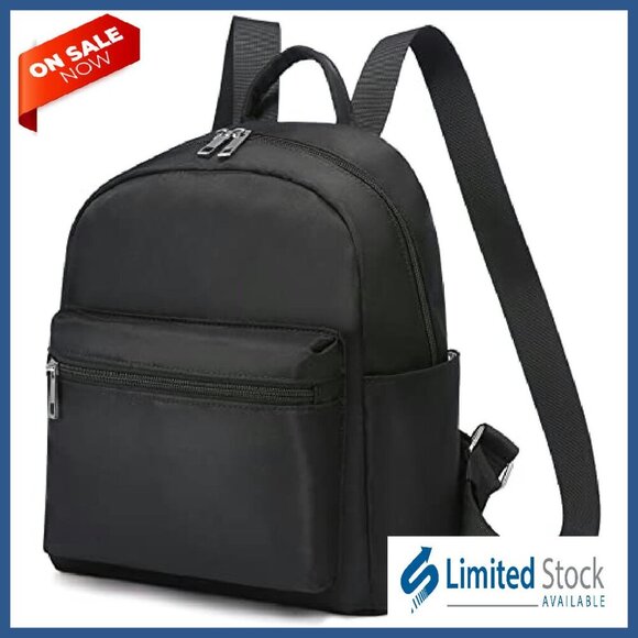 Waterproof Mini Backpack Lightweight Nylon Daily Purse Multiple Pockets main image 5